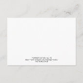 カスタム写真モダン結婚式招待状 エンクロージャーカード (裏面)