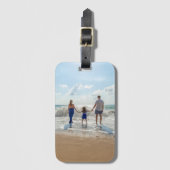 カスタム写真モダン ラゲッジタグ (正面縦)