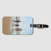 カスタム写真モダン ラゲッジタグ (正面横)