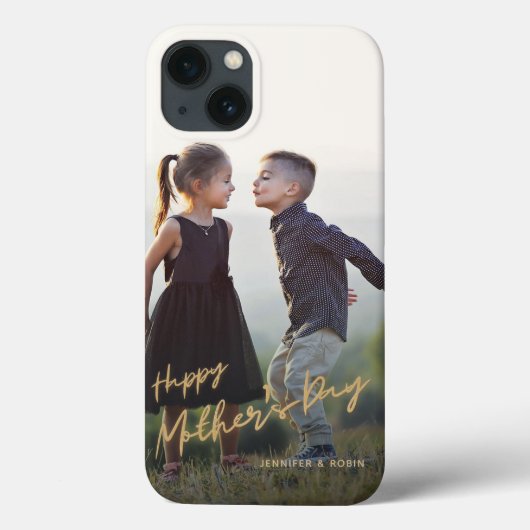 カスタム写真モダンHappy Mothers Day Case-Mate iPhoneケース (裏面)