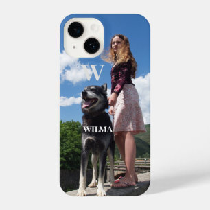 カスタム写真モノグラムApple iPhone X 11 12 13 14 iPhone 14ケース