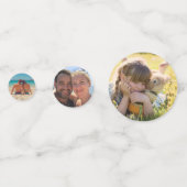 カスタム写真ユニーク コンフェッティ (正面)