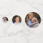 カスタム写真ユニーク コンフェッティ (裏面)