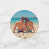 カスタム写真ユニーク コンフェッティ (スモール正面)