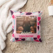 カスタム写真ヨガ恋人先生ママ女性ギフト クッション (ブランケット)