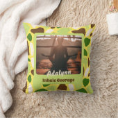 カスタム写真ヨガ恋人先生ママ女性ギフト クッション (ブランケット)