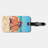 カスタム写真ラゲージタグパーソナライズされたデザイン ラゲッジタグ (裏面横)