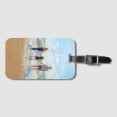 カスタム写真ラゲージタグパーソナライズされた ラゲッジタグ (正面横)