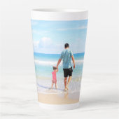 カスタム写真ラテマグギフトパーソナライズされた カフェラテマグ (正面)