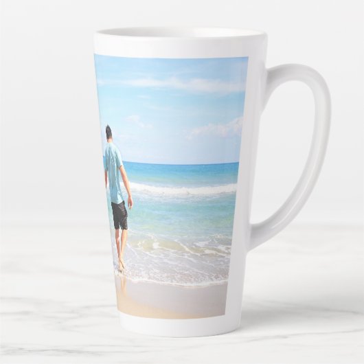 カスタム写真ラテマグギフトパーソナライズされた カフェラテマグ (右)