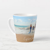 カスタム写真ラテMugあなたの写真と文字 カフェラテマグ (左アングル)