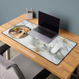 カスタム写真ラヴハートポープリント デスクマット