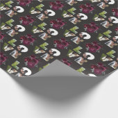 カスタム写真ラヴ結婚ズ ラッピングペーパー (角)