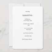 カスタム写真リラックスバチェロレッテ 招待状 (裏面)