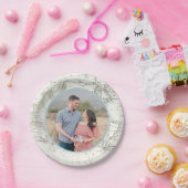 カスタム写真ヴィンテージ旅行赤ちゃんシャワープレート ペーパープレート (パーティー)