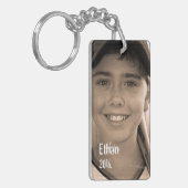 カスタム写真両面キーチェーン キーホルダー (正面左)