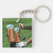 カスタム写真両面パーソナライズされた キーホルダー (裏面)