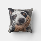 カスタム写真両面ペットフォト クッション (正面)