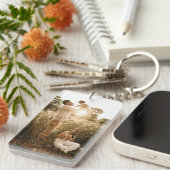 カスタム写真両面1面アクリル酸キーチェーン キーホルダー (正面右)