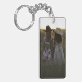 カスタム写真両面 キーホルダー (正面左)