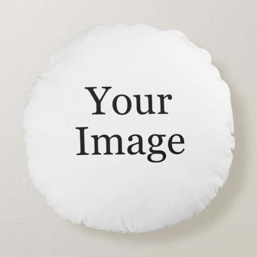 カスタム写真丸ピロー ラウンドクッション (正面)