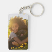 カスタム写真二家 キーホルダー (裏面)