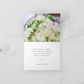 カスタム写真付き結婚Thank You's Card サンキューカード (内部)