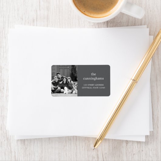 カスタム写真住所 シール (インサイチュ)