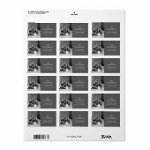 カスタム写真住所 シール (フルシート)