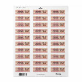 カスタム写真住所 シール (フルシート)