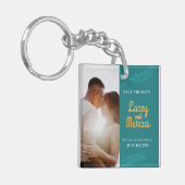 カスタム写真保存日結婚付 キーホルダー (正面左)