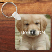 カスタム写真写真名連絡情報モノグラム  キーホルダー (正面)