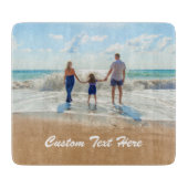 カスタム写真切り取りボードあなたの写真ギフト カッティングボード (正面)