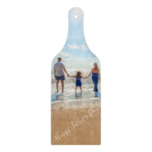 カスタム写真切り盤父の日の贈り物 カッティングボード (正面)