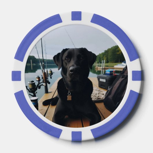 カスタム写真動物募金カジノナイト ポーカーチップ (正面)