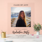 カスタム写真卒業ウェルカムパーティーアクリル看板 アクリルサイン (ウェディング)