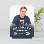 カスタム写真卒業パーティーの写真 招待状 (スタンド正面)