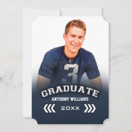 カスタム写真卒業パーティーの写真 招待状