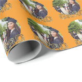 カスタム写真卒業パーティーギフト ラッピングペーパー (ロールコーナー)