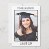 カスタム写真卒業パーティー招待状 招待状 (正面)