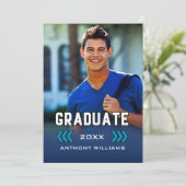 カスタム写真卒業会 招待状 (スタンド正面)