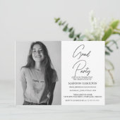 カスタム写真卒業会 招待状 (スタンド正面)