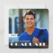 カスタム写真卒業会 招待状 (正面)