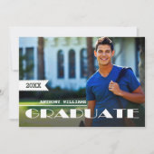 カスタム写真卒業会 招待状 (正面)