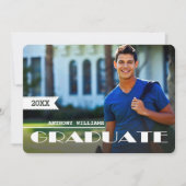 カスタム写真卒業会 招待状 (正面)