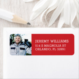 カスタム写真卒業差出人住所 ラベル