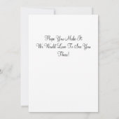 カスタム写真卒業2024 招待状 (裏面)