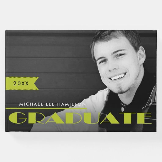 カスタム写真卒業 ゲストブック (正面)