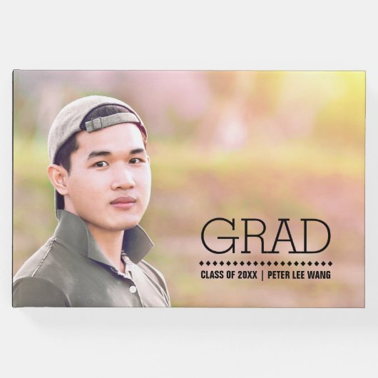 カスタム写真卒業 ゲストブック (正面)