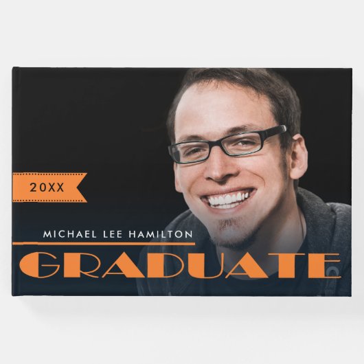 カスタム写真卒業 ゲストブック (正面)